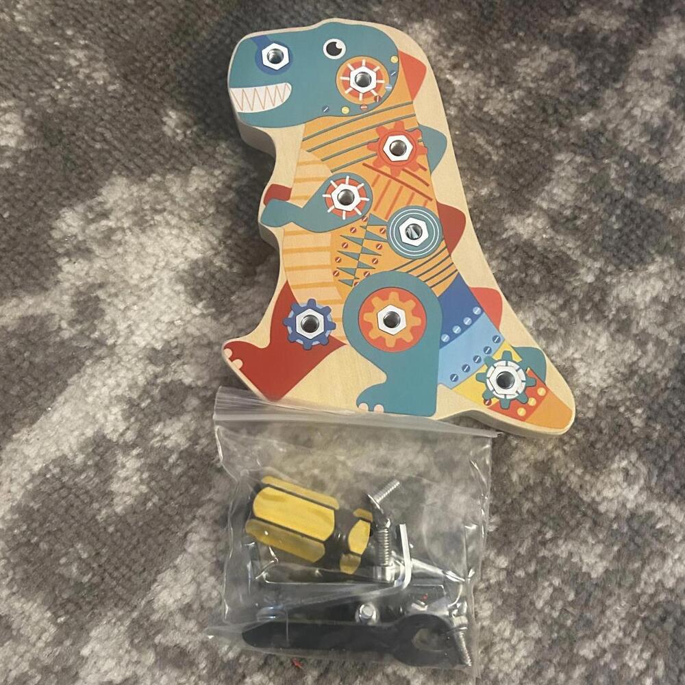 Montessori Dinosaur Screwdriver Busy Board (NEW)